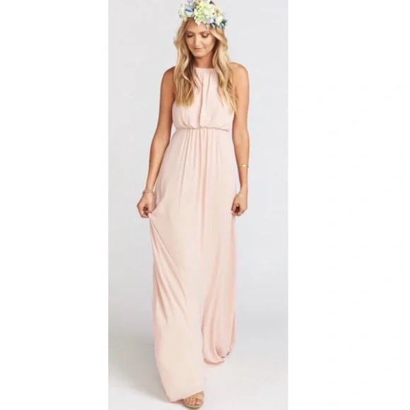 dusty blush crisp bridesmaid dresses Dusty Pink Satin Off Shoulder Long Mermaid Bridesmaid Dresses , BN1082